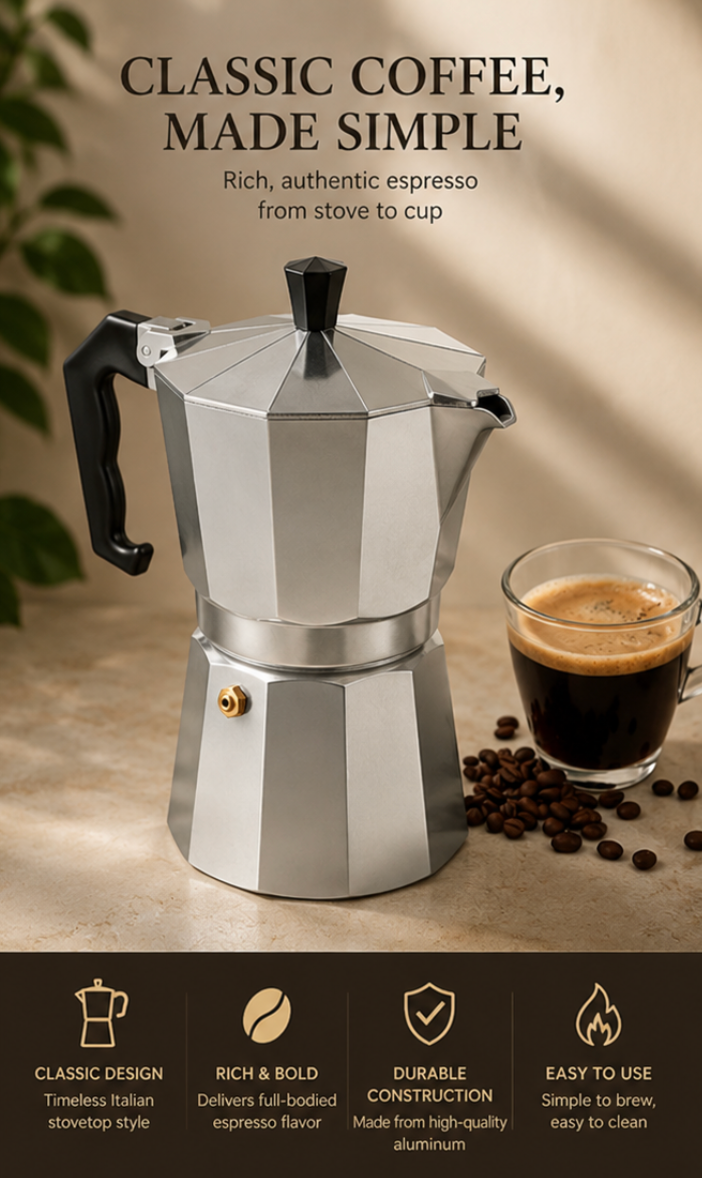 Mixpresso 6 Cup Cuban Coffee Maker