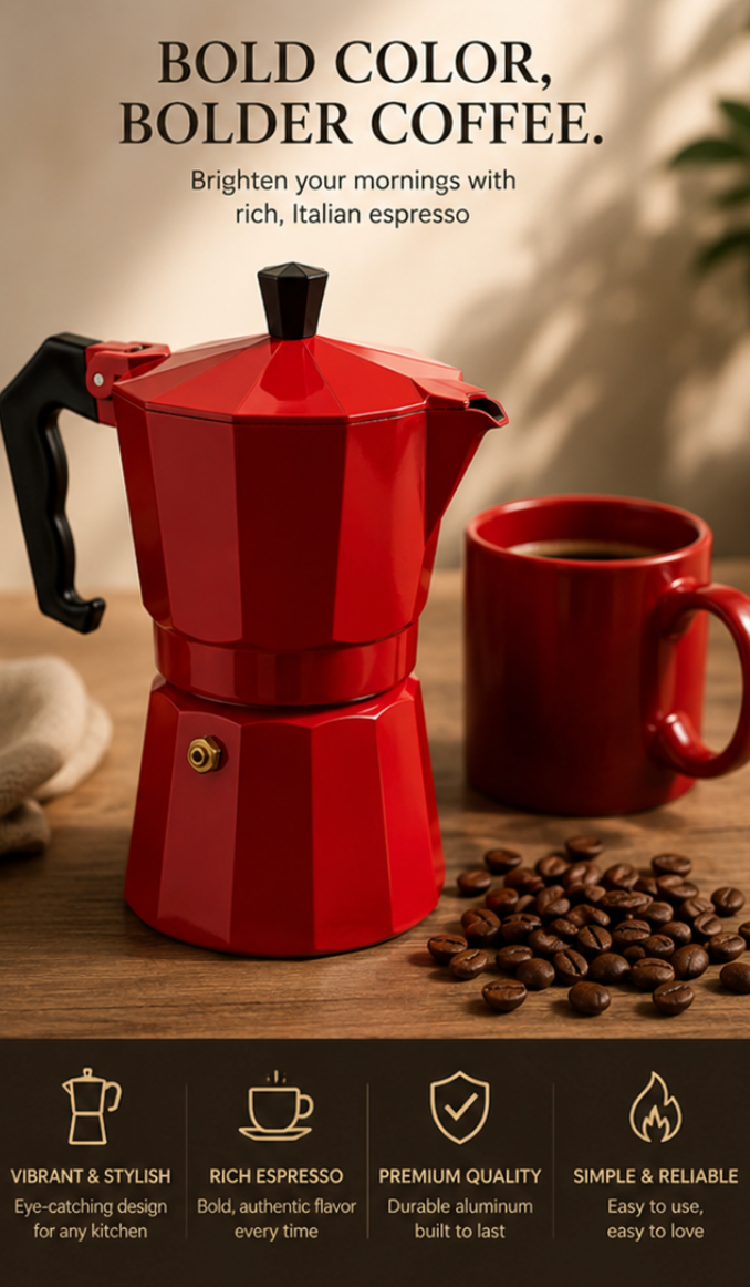Mixpresso 3 Cup Cuban Coffee Maker