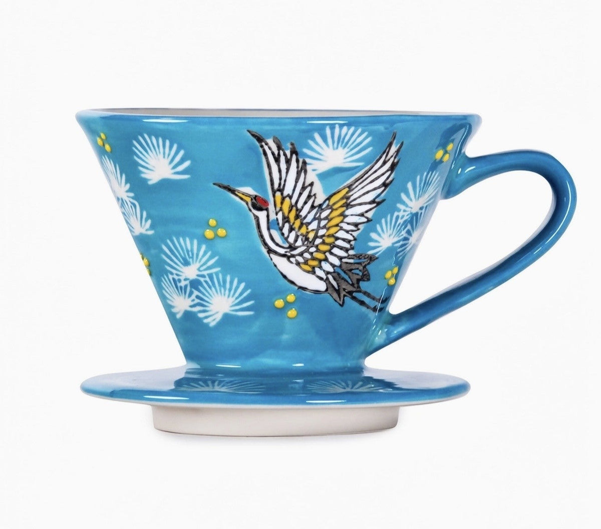 1 Pc Ceramic Ornate Coffee Dripper
